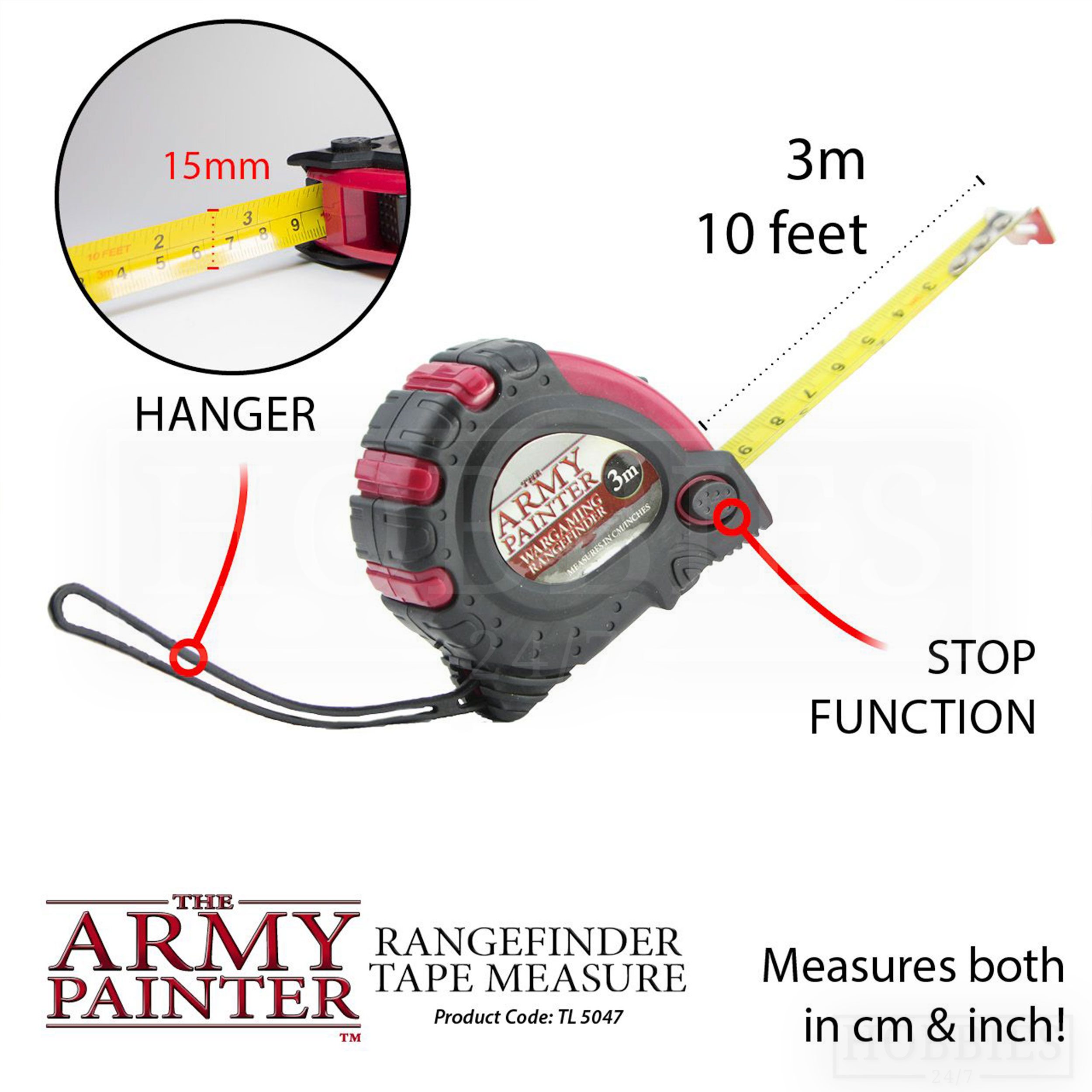 The Army Painter Rangefinder Tape Measure