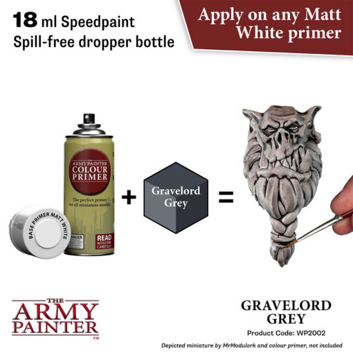 Gravelord Grey Speedpaint - The Army Painter WP2002 - Image 2