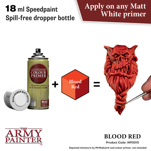 Blood Red Speedpaint - The Army Painter WP2010 - Image 2