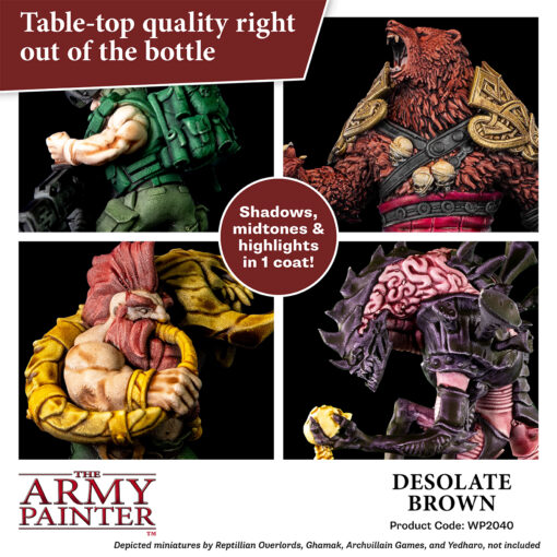 Desolate Brown Speedpaint - The Army Painter WP2040 - Image 4