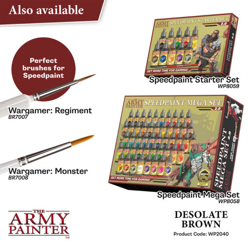 Desolate Brown Speedpaint - The Army Painter WP2040 - Image 6