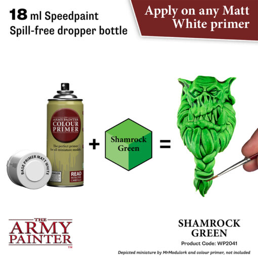 Shamrock Green Speedpaint - The Army Painter WP2041 - Image 2