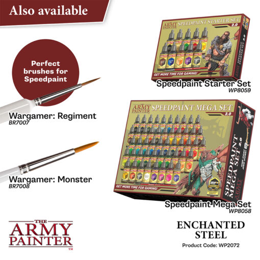 Enchanted Steel Speedpaint - The Army Painter WP2072 - Image 6
