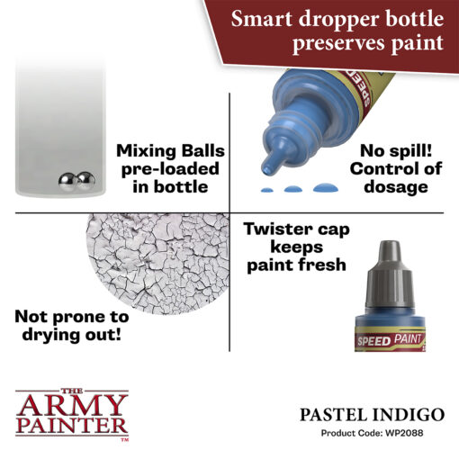 Pastel Indigo Speedpaint - The Army Painter WP2088 - Image 5