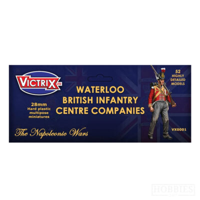 Victrix Waterloo British Infantry Centre Company 28mm Miniatures