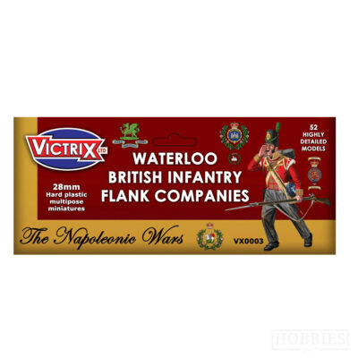 Victrix Waterloo British Infantry Flank Company 28mm Miniatures