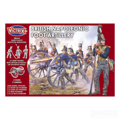 Victrix British Napoleonic Foot Artillery 28mm Miniatures