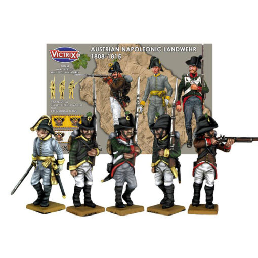 Victrix Austrian Napoleonic Landwher 1808-1815 28mm Miniatures - Image 2