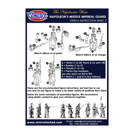 Victrix Napoleons Middle Guard 28mm Miniatures - Image 7