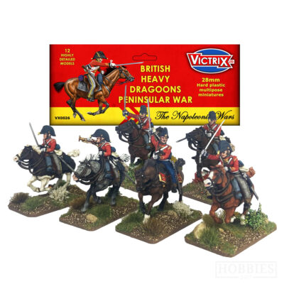 Victrix British Peninsular Heavy Dragoons 28mm Miniatures