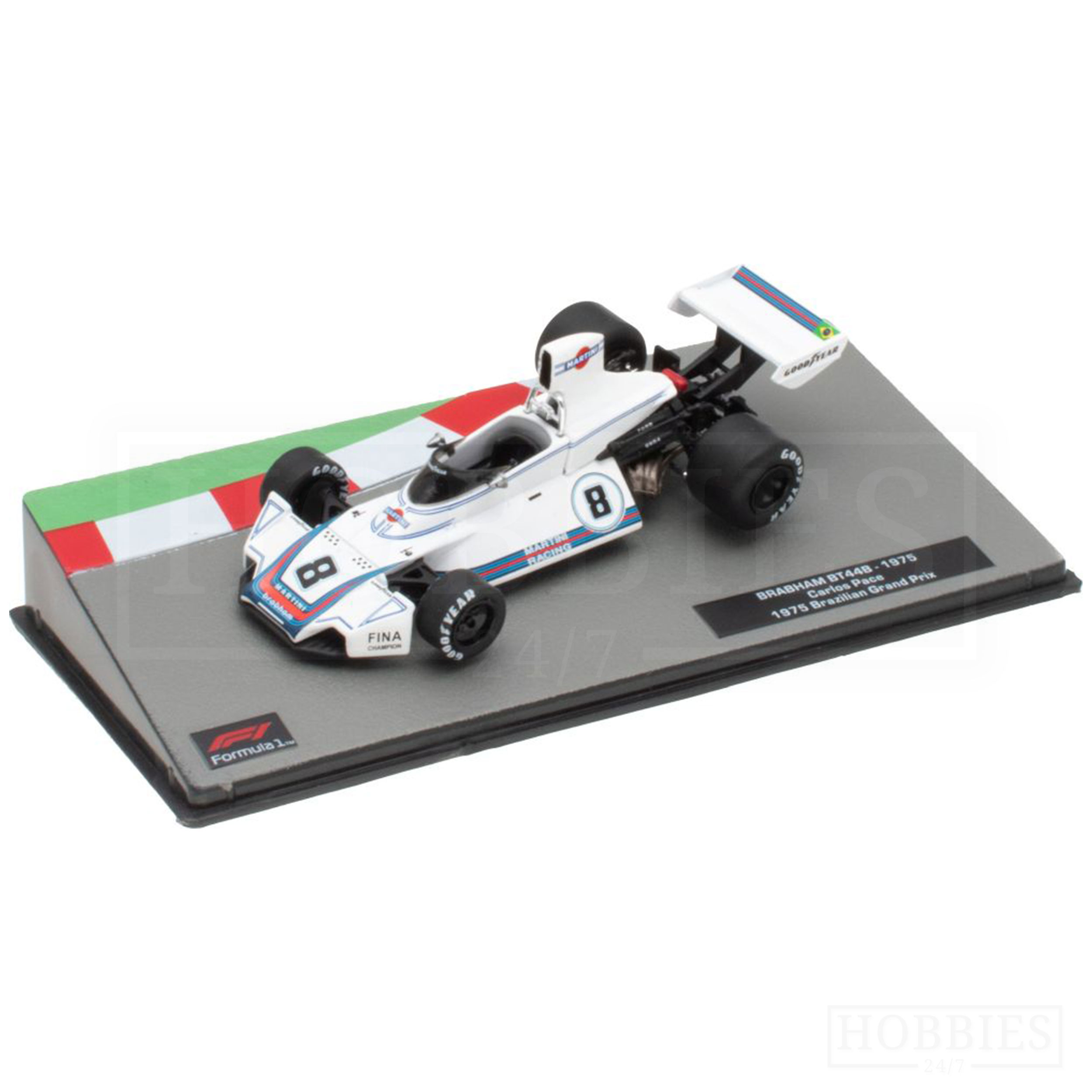 F1 Brabham Bt44B 1975 - Carlos Pace 1/43 Diecast Scale Model