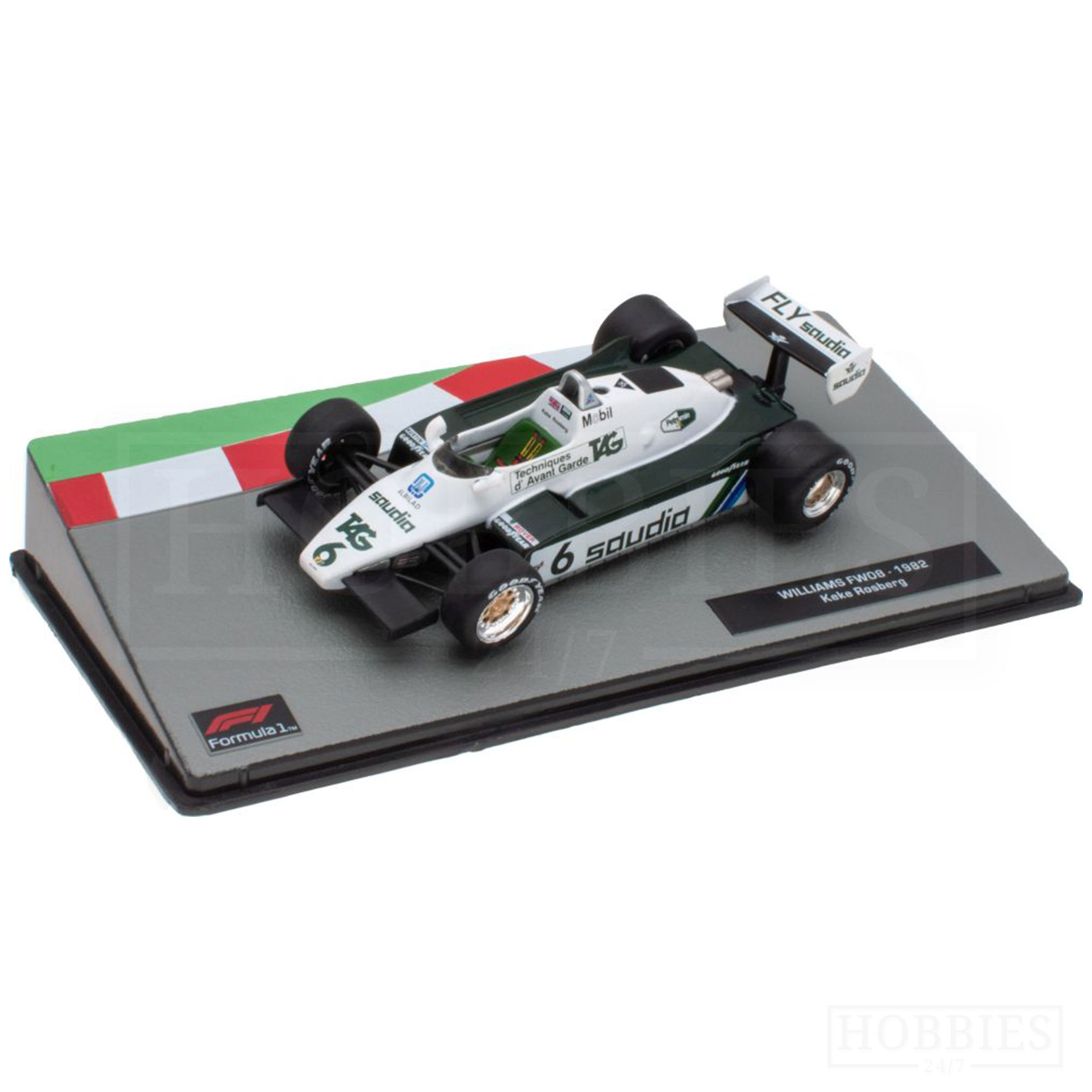 F1 Williams Fw08 1982 - Keke Rosberg 1/43 Diecast Scale Model