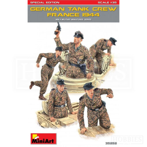 Miniart German Tank Crew France 1944 1/35 Scale