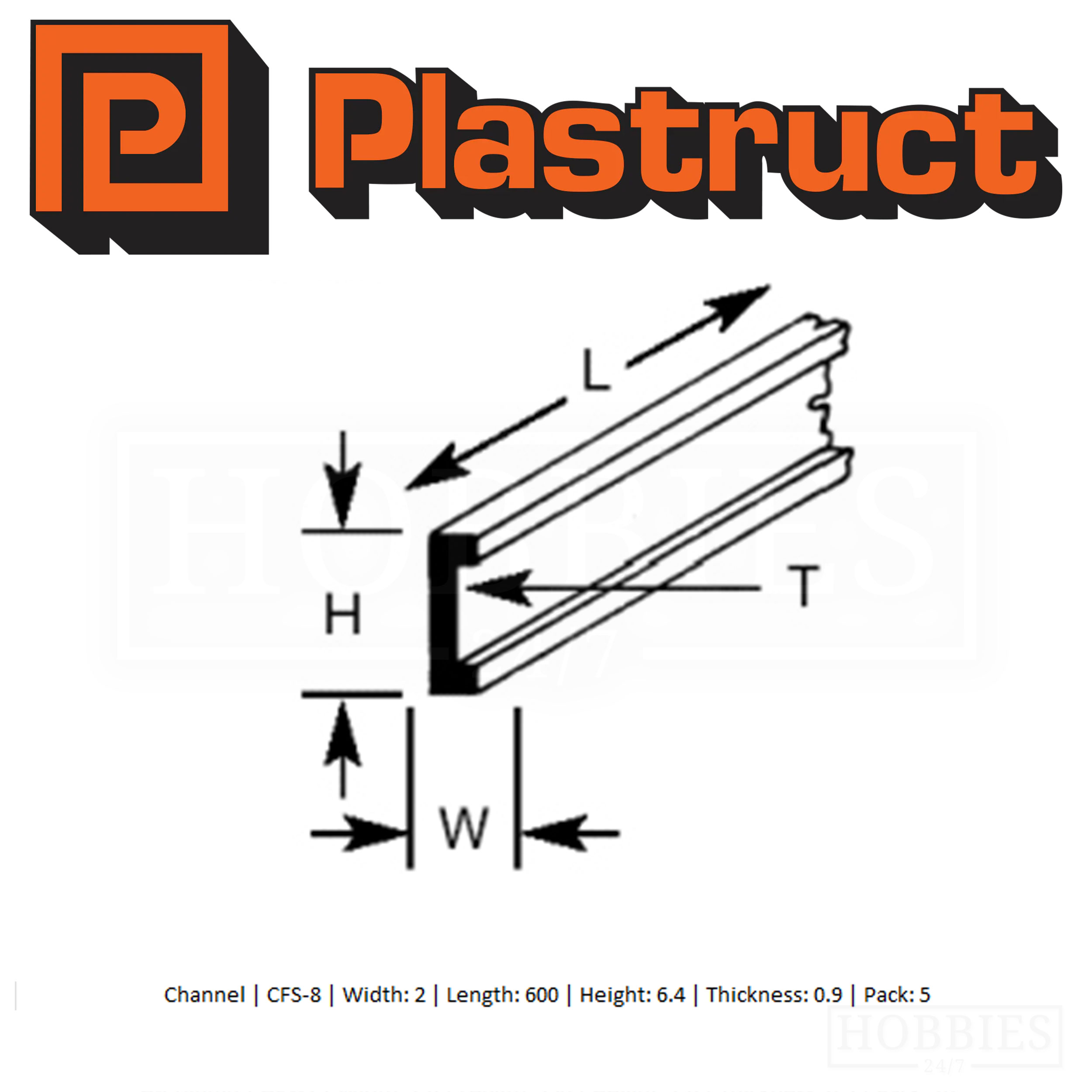 PLAS 90536 CFS 8 CHANNEL 5s