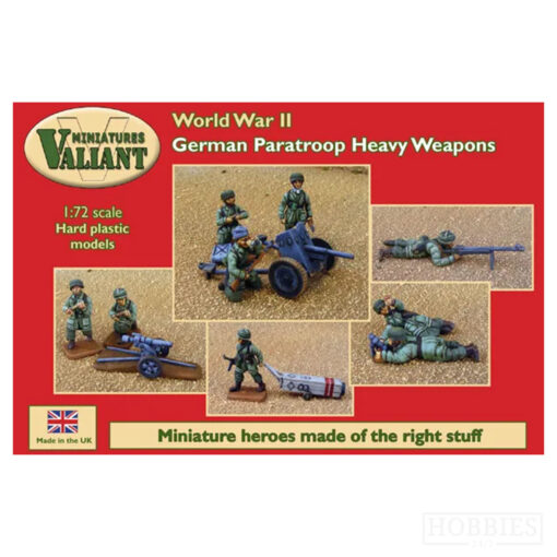 Valiant German Paratoop Heavy Weapons 1/72 Scale