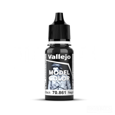 Model Color 70.861 Gloss Black Vallejo 18ml