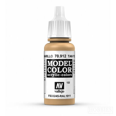 Model Color 70.912 Tan Yellow Vallejo 18ml