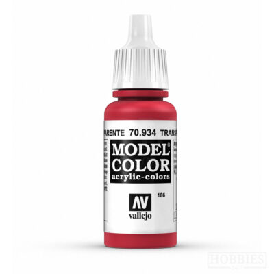 Model Color 70.934 Transparent Red Vallejo 18ml