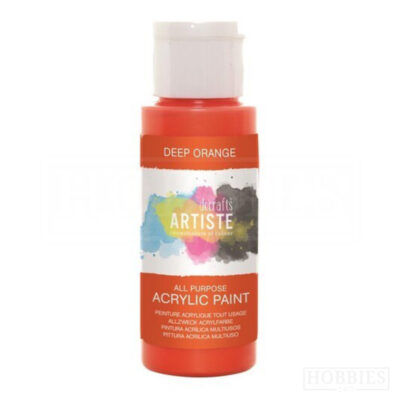Artiste Deep Orange Acrylic 2oz Bottle