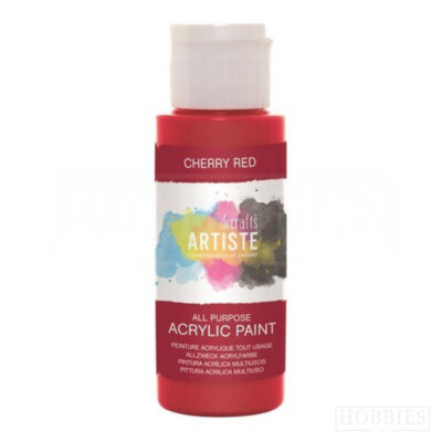 Artiste Cherry Red Acrylic 2oz Bottle