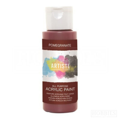 Artiste Pomegranate Acrylic 2oz Bottle