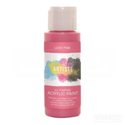 Artiste Lush Pink Acrylic 2oz Bottle