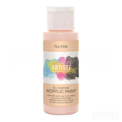 Artiste Tea Pink Acrylic 2oz Bottle