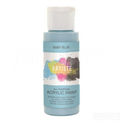 Artiste Baby Blue Acrylic 2oz Bottle