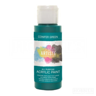 Artiste Conifer Green Acrylic 2oz Bottle
