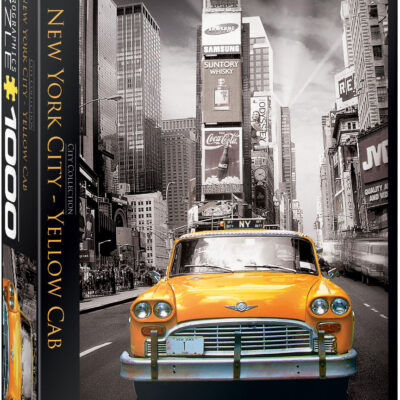 Eurographics New York Yellow Cab 1000 Piece Jigsaw Puzzle