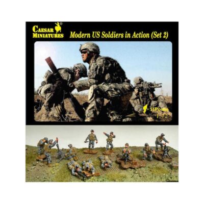 Modern Us Soldiers In Action Caesars Miniatures