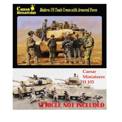 Modern Us Tank Crew Caesars Miniatures