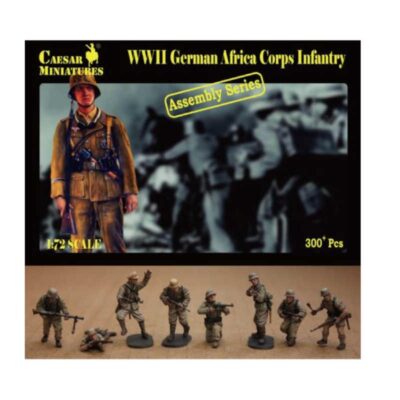 German Afrika Korps Infantry Caesars Miniatures