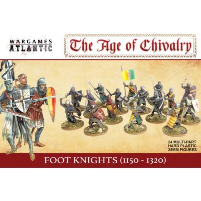 28mm Foot Knights (1150-1320) WAAAC001 Wargames Atlantic