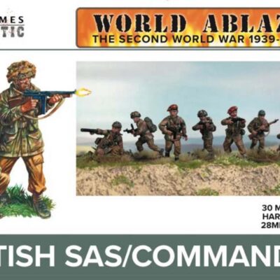 28mm British Sas/Command Wargames Atlantic